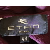 ETRO Milano – Robe longue en soie prune Made in Italy