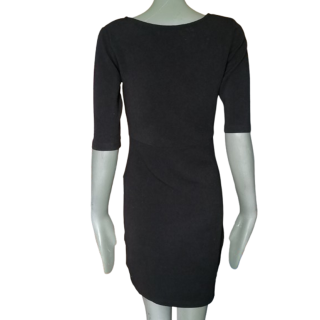 Mode Privatunternehmen T36 / S Schwarzes Kleid