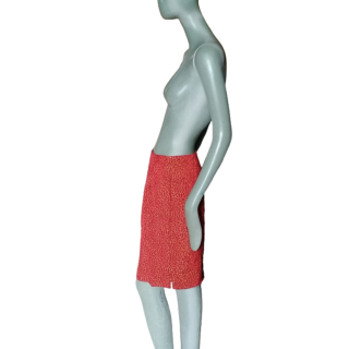 Vintage Archive Skirt Anna Kaszer printed acetate