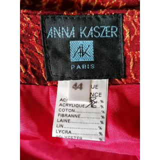 Vintage Archive Skirt Anna Kaszer printed acetate