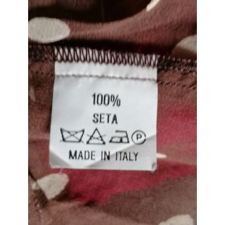 Parte superior Coast 100% de archivo de seda - Hecho en Italia - Modo de muerto