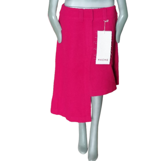 Hache Archive Deadstock - Asymmetric Skirt 100% Virgin Wool
