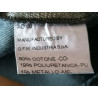 MIDI saia ak deadstock algodão metálico revestido