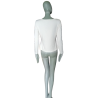 OPPIO MADE IN ITALY-Top V neck white premium nine our