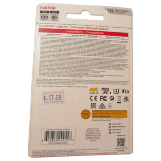 SanDisk-Speicherkarte microSDXC 64 GB Nintendo-Schalter Yoshi uhs-i U3 V30