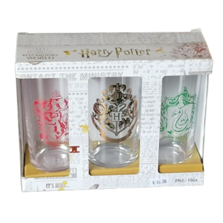 3 Glass Glass Harry Potter - Hogwarts 29 Cl