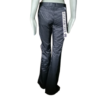Bikkembergs Pantalones de archivo 2003 negro lateral cremallera