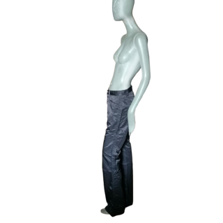 Bikkembergs Pantalones de archivo 2003 negro lateral cremallera