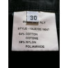 Bikkembergs Pantaloni di archivio 2003 Black Lateal Zip