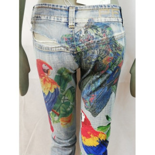 Pantaloni jeans retrò Paola Frani