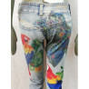 Pantalones retro jeans Paola Frani