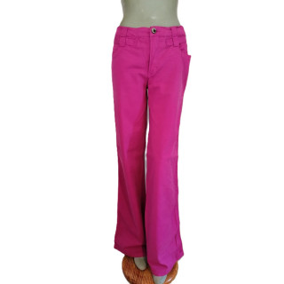 Dirk Bikkembergs Vintage Y2K - Cotton Dark Pink Pants