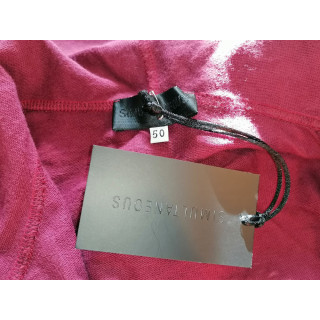 Sweat à capuche zippé vintage Y2K bordeaux deadstock