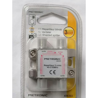 TV / SAT SPIRTTER 3 Outlets de Flid Metronic 436303