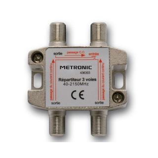 TV / SAT SPIRTTER 3 Outlets de Flid Metronic 436303