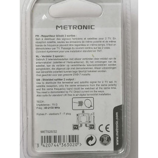 Partitioner 2 Outputs Metronic Ref 436302