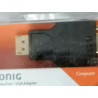 König KNC37935E Adaptador de exibição Porto masculino para VGA do sexo feminino