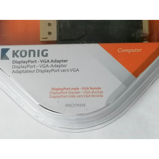 König Knc37935E Anzeigeadapter männlich an der weiblichen VGA