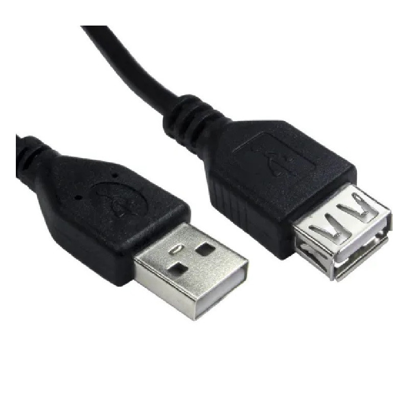 Omenex 691304 USB-Erweiterung 2.0 AA m / f 1,50 m schwarz