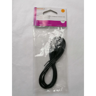 Omenex 676842 Auriculares de extensión Jack de 3,5 mm Macho / mujer