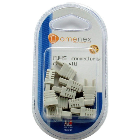 Omenex 491245 RJ45 Mangas blancas