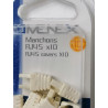 Omenex 491245 RJ45 Mangas blancas