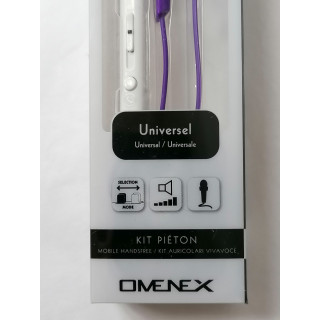 Kit pedonale Omenex Jack per cuffie in-ear stereo da 3,5 mm