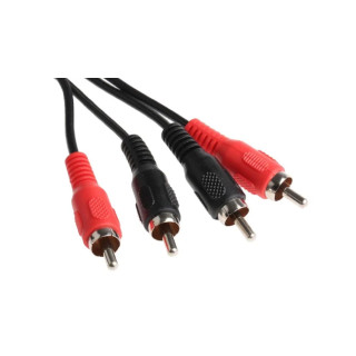 Cable RCA, Rs Pro, Masculino RCA X 2 RCA Macho x 1.20 m negro