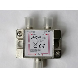 SAT / TV Spot 2 uscite 250-2150MHz / 40-860 MHz Asstrell Ref 011331