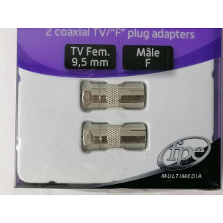 Adaptadores multimedia FPC 2 adaptador de enchufe de TV / F coaxial