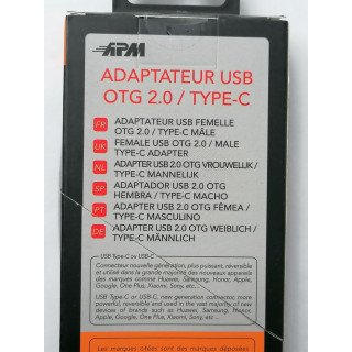Adapter 570320 APM - OTG USB 3.0 Een vrouw / type C Male