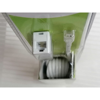 RJ11 telephone extension male/fem. 5 m
