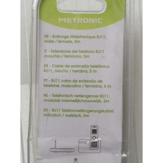 RJ11 männliche / gEF-Telefonverlängerung. 5 m