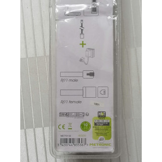 RJ11 männliche / gEF-Telefonverlängerung. 5 m