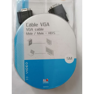 Omenex 491453 Cable VGA masculino / masculino 5 m