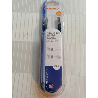 Omenex 491221 RJ45 kabel 2 m blauw
