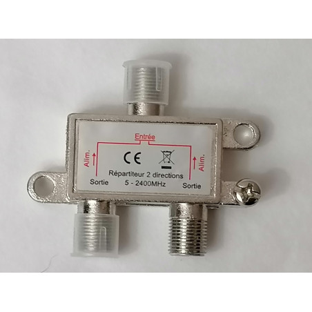Distribuidor de 2 direções 5-2400MHz