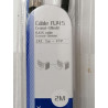 Cable RJ45 derecha / blindado 2m negro Omenex 491240