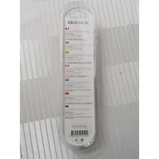 Cable RJ45 derecha / blindado 2m negro Omenex 491240
