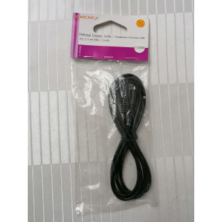 Omenex Auriculares de audio de extensión 1.50 m