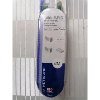 Omenex 491224 RJ45 Cable derecho / blindado 2m verde