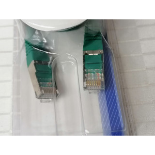 Omenex 491224 RJ45 Cable derecho / blindado 2m verde