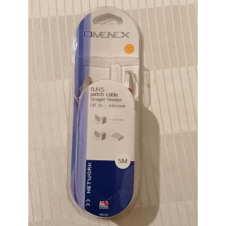 Omenex 491225 RJ45 Cabo 5 m vermelho