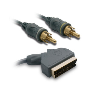 Peritel Cord 2 RCA machos Metronic