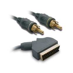 Cavo peritel 2 maschi RCA Metronic
