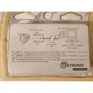 Peritel Cord 2 RCA machos Metronic