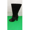 Retro-Stiefel Rodolphe Menudier schwarze Gurte