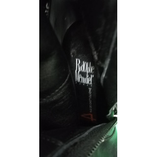 Botas retrô Rodolphe Menudier tiras pretas