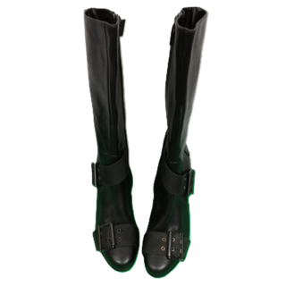 Botas retro Rodolphe Menudier correas negras