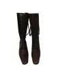 Bottes à Lacets MaliParmi Rétro Modèle St04 Marron